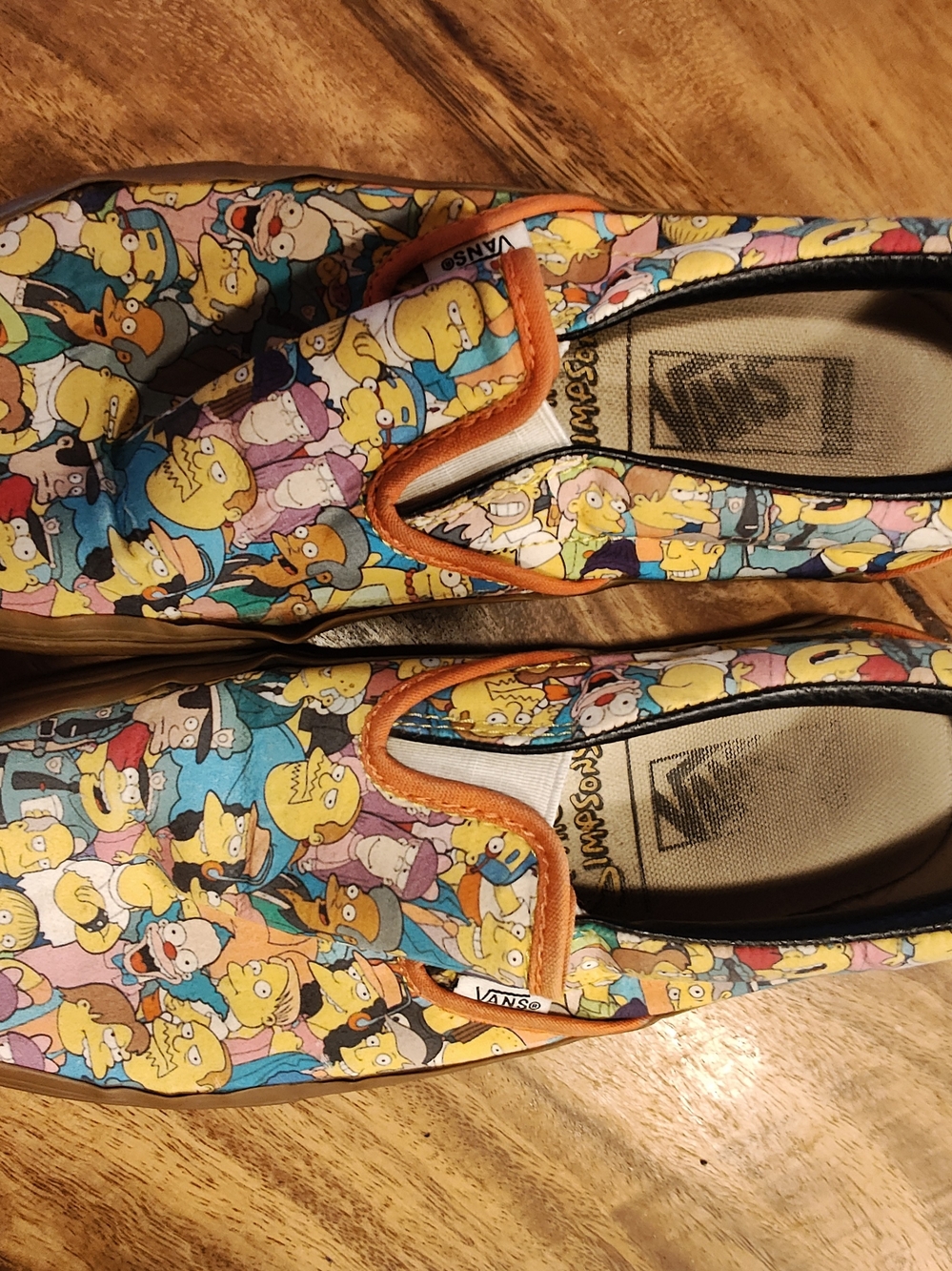Vans X Simpsons Character Print Sneakers - Multicolor
